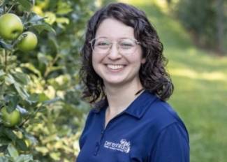 Michelle Cortens, Perennia tree fruit specialist.