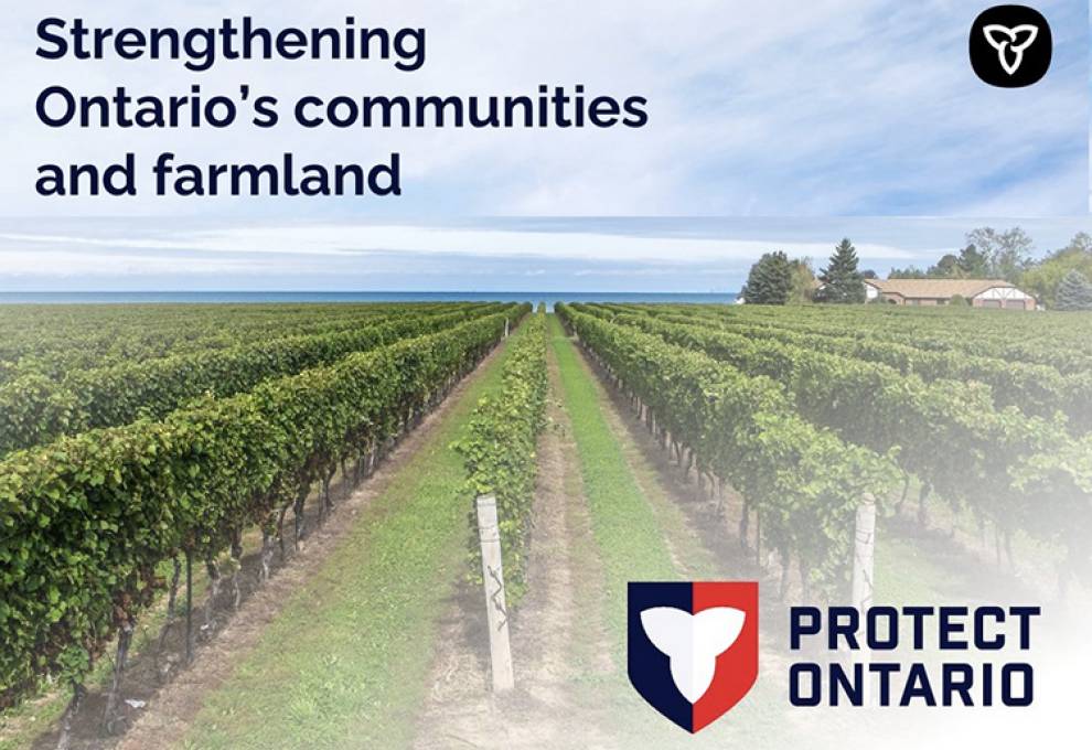 Ontario’s minister of infrastructure Kinga Surma has announced that Niagara region is to receive $41M for irrigation pipelines.