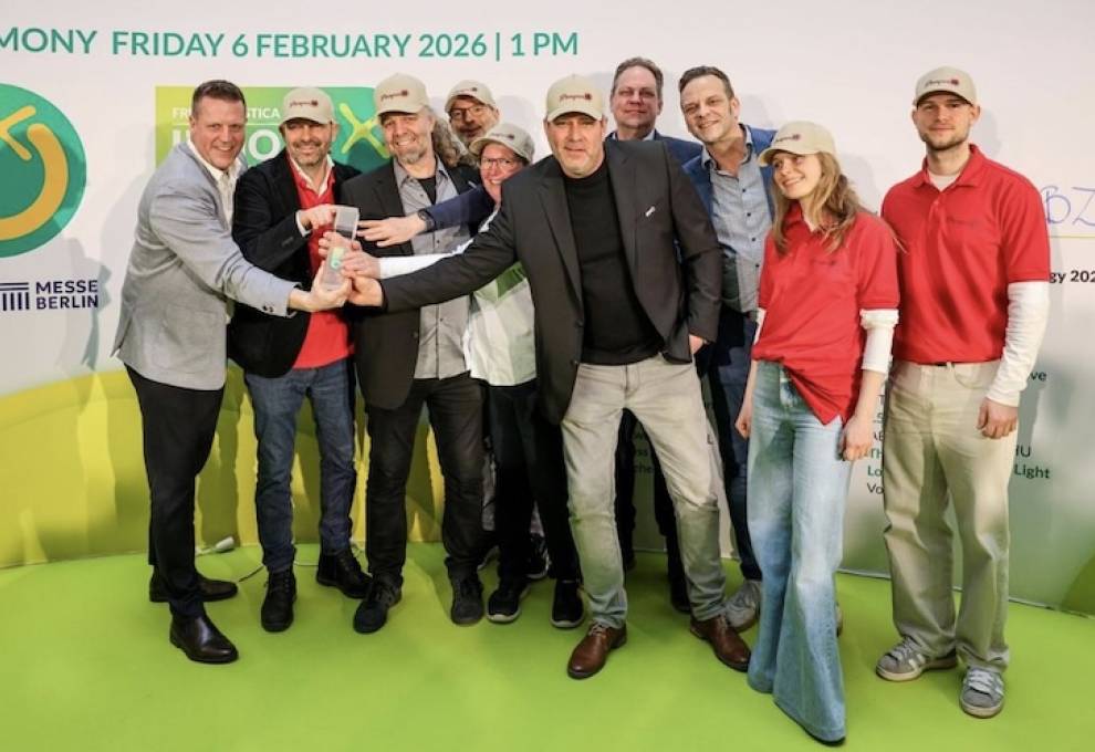 The FRUIT LOGISTICA Innovation Award in the Fresh Produce category goes to POMPUR, Germany. Copyright: Messe Berlin