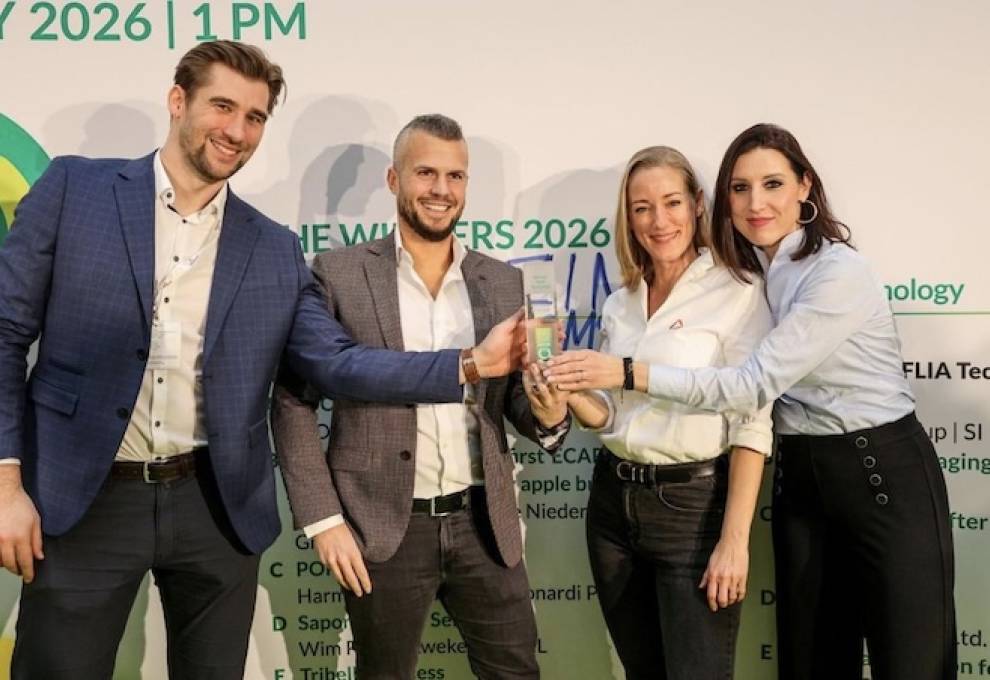 The FRUIT LOGISTICA Innovation Award Technology goes to ABZ Innovation, Hungary. Copyright: Messe Berlin  