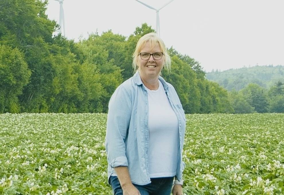 Katie MacLennan, chair Prince Edward Island Potato Board. 