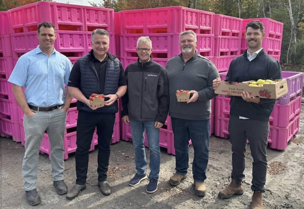 Ag minister Heath MacDonald visited Nabuurs Garden Centre and Farm Market in Brudenell, Prince Edward Island.