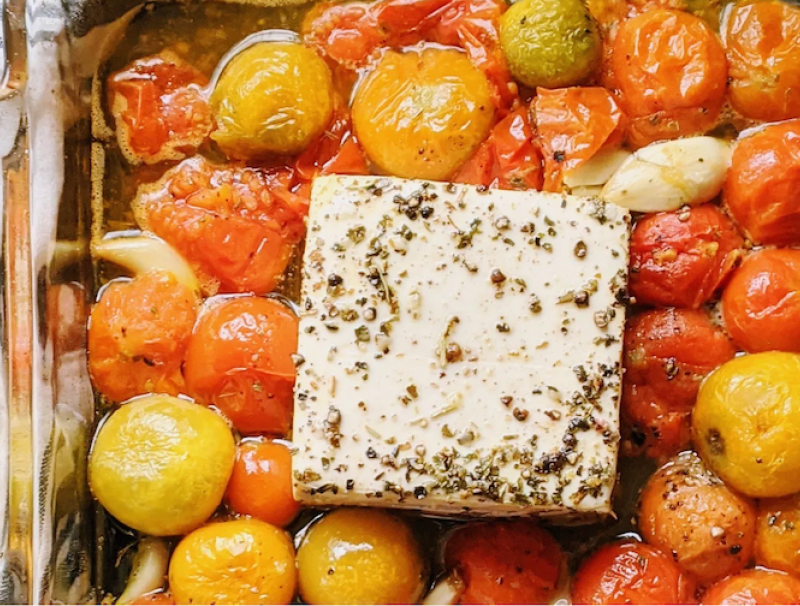 Vegan Baked Feta