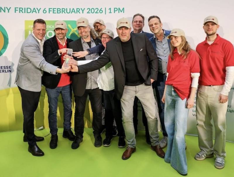 The FRUIT LOGISTICA Innovation Award in the Fresh Produce category goes to POMPUR, Germany. Copyright: Messe Berlin