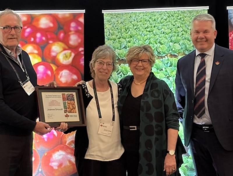 L-R:  Gerald Dykerman, Joanne Driscoll, Bev Appleby, Marcus Janzen.  